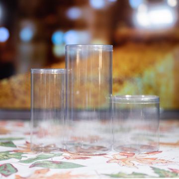 Perfect Clear Plastic Jars for Fresh and Tasty Baking Creations