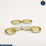 Clear tin 125ml  | Rs. 18 per Piece | Box of 180 Pieces