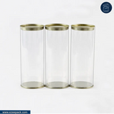 Clear tin 450ml  | Rs. 28 per Piece | Box of 60 Pieces