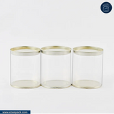 Clear tin 500ml | Rs. 28 per Piece | Box of 60 Pieces