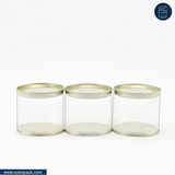 Clear tin 400ml | Rs. 25 per Piece | Box of 80 Pieces