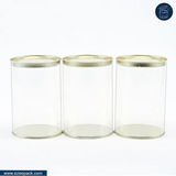 Clear tin 1200ml | Rs. 38 per Piece | Box of 24 Pieces