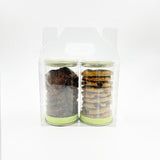 Clear Tin Jar 350ml 2-Piece Hamper Box | Box of 30 Hampers | Rs. 69/set